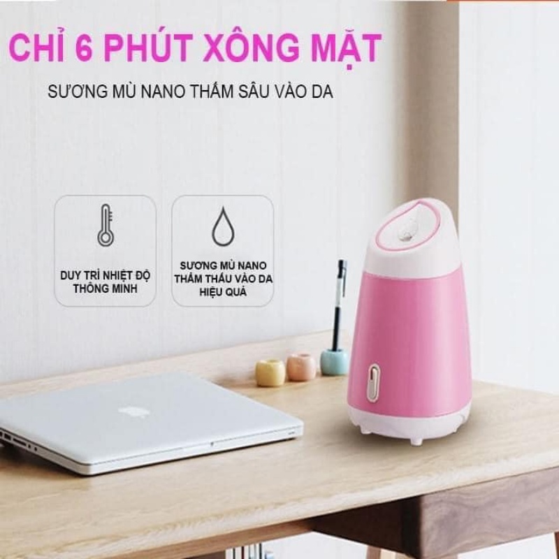 Máy xông hơi da mặt MAGIC BULET phun sương tinh dầu giữ ẩm da xông hơi chanh xả mini MiibooShi 4414744sd