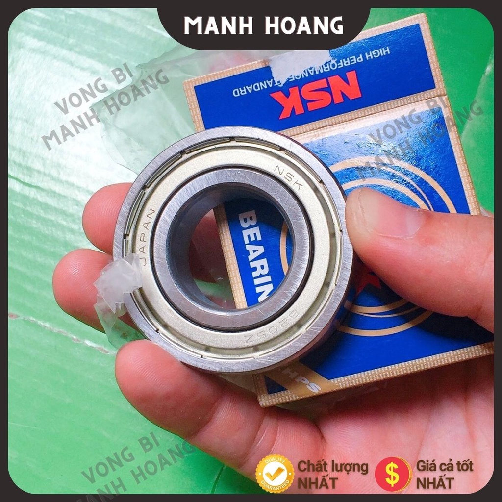 Vòng bi, bạc đạn NSK 6200, 6201, 6202, 6203, 6204, 6205 ZZCM, chất lượng tốt, trơn, bền bỉ - Vòng bi Mạnh Hoàng