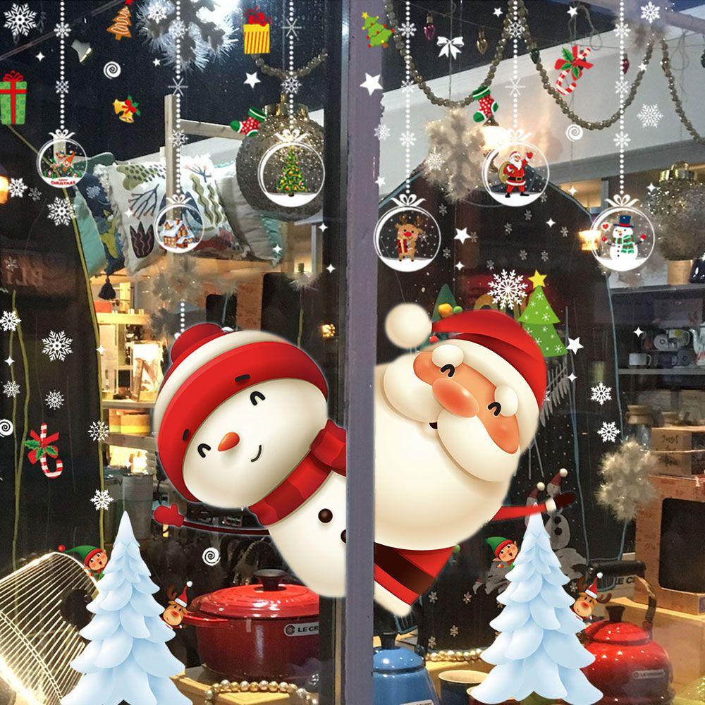 LAKAMIER Miếng Dán Tường Trang Trí Năm Mới