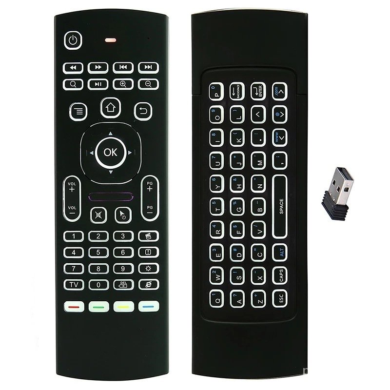 MX3 SÓC BAY2.4GBàn Phím Không Dây Chuột Bay Trên Khôngair mouse Điều Khiển Từ Xa Somatosensory