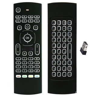 Mx3 sóc bay2.4gbàn phím không dây chuột bay trên khôngair mouse điều khiển từ xa somatosensory