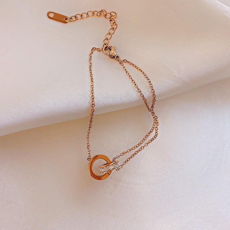 Vòng Tay Thép Titan Thiết Kế Đơn Giản Phong Cách Hàn Quốc Thời Trang Cho Nữ | BigBuy360 - bigbuy360.vn