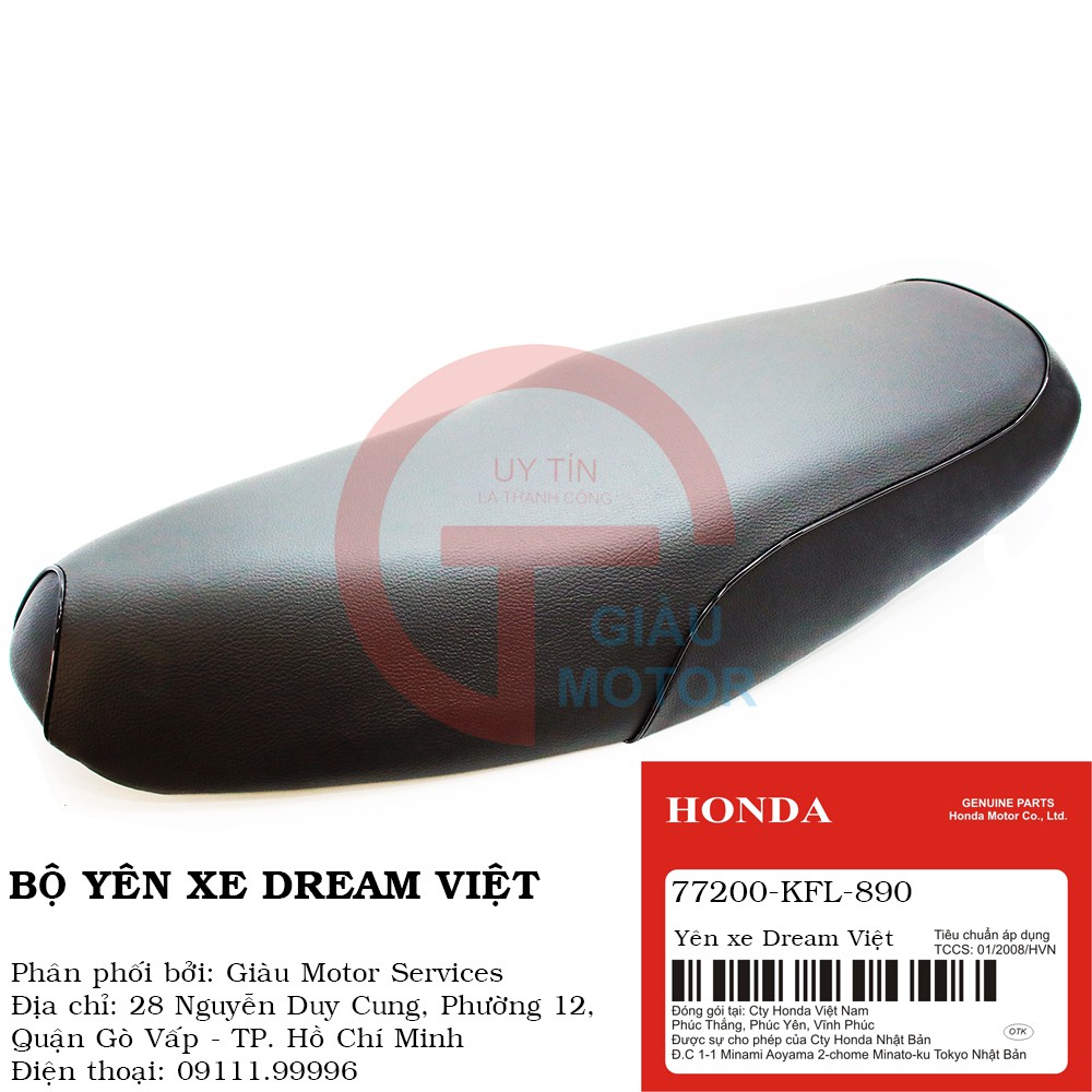 Yên xe Dream Việt chính hãng Honda | Shopee Việt Nam