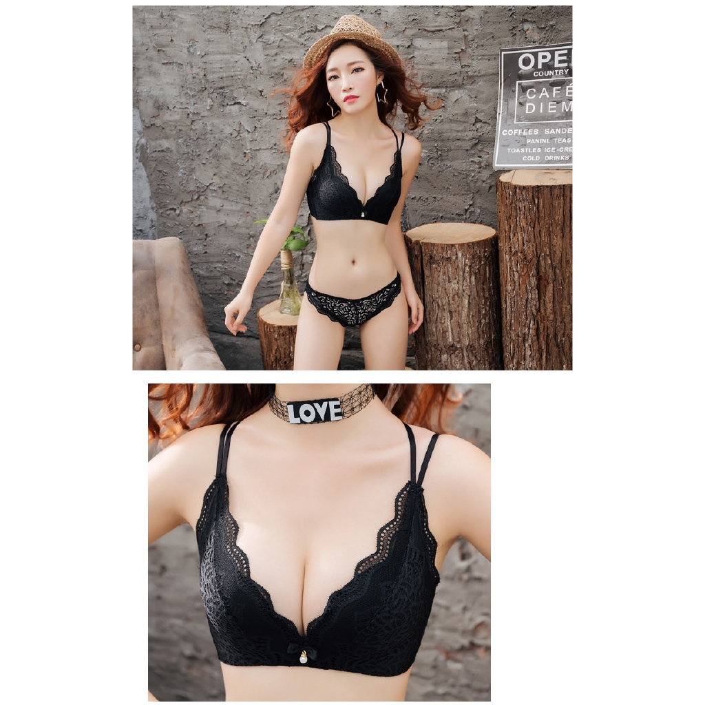 Bộ đồ lót ren không gọng gợi cảm | BigBuy360 - bigbuy360.vn