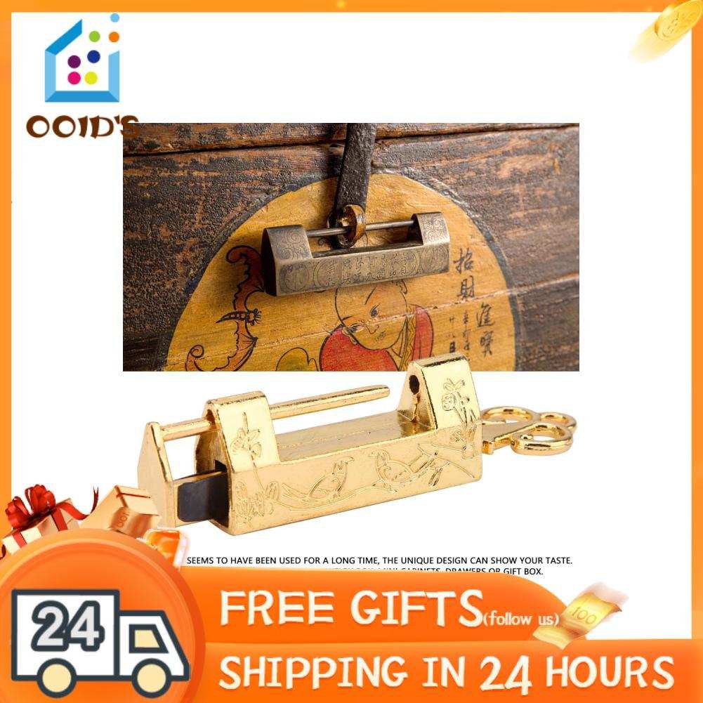 Bộ Ổ Khóa Và Chìa Phong Cách Trung Hoa Cổ Điển