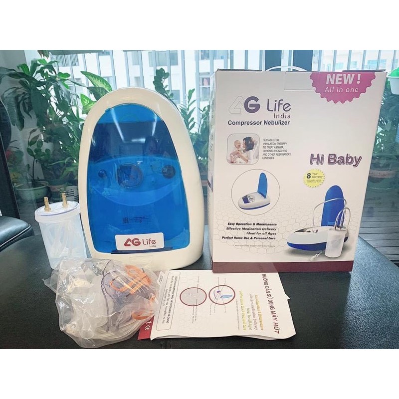 ❤Máy Xông Hút Mũi 2 Trong 1 Ag Life Hi Baby New❤️