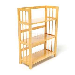 Kệ sách gỗ cao su 3 tầng rộng 40,50,63,80 cm