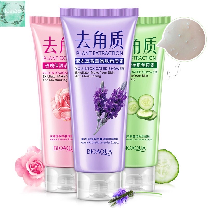 Tẩy tế bào chết HOA QUẢ làm sạch sâu làm mịn da Bioaqua | BigBuy360 - bigbuy360.vn