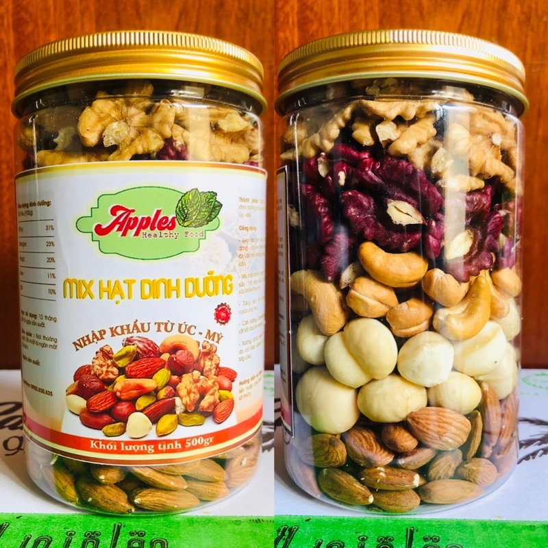 [Giá Ưu Đãi] Mix 5 Loại Hạt Nhập Khẩu Tách Vỏ 500gr