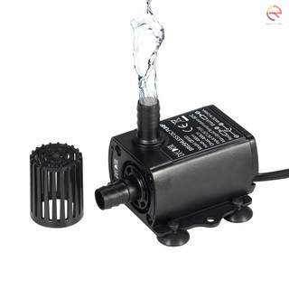 Máy Bơm Nước Mini Dc12V 10w Với Động Cơ Không Chổi Than 5.5x2.1mm 400l / H Lift 400cm