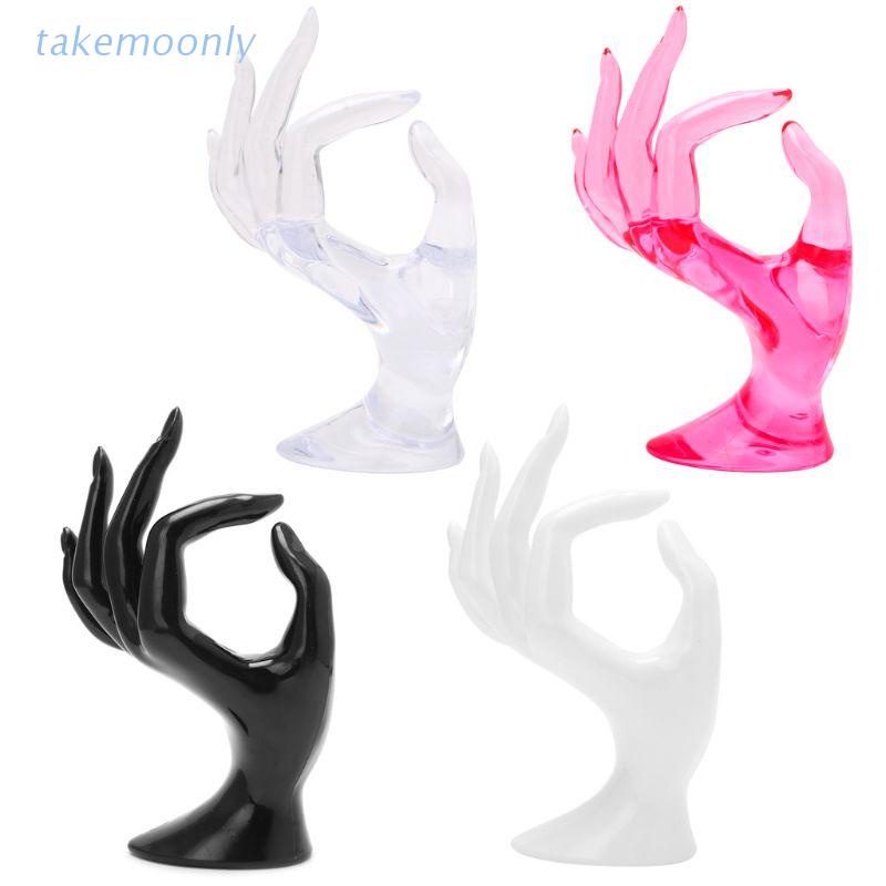 TAK Mannequin OK Hand Finger Glove Ring Bracelet Bangle Jewelry Display Stand Holder