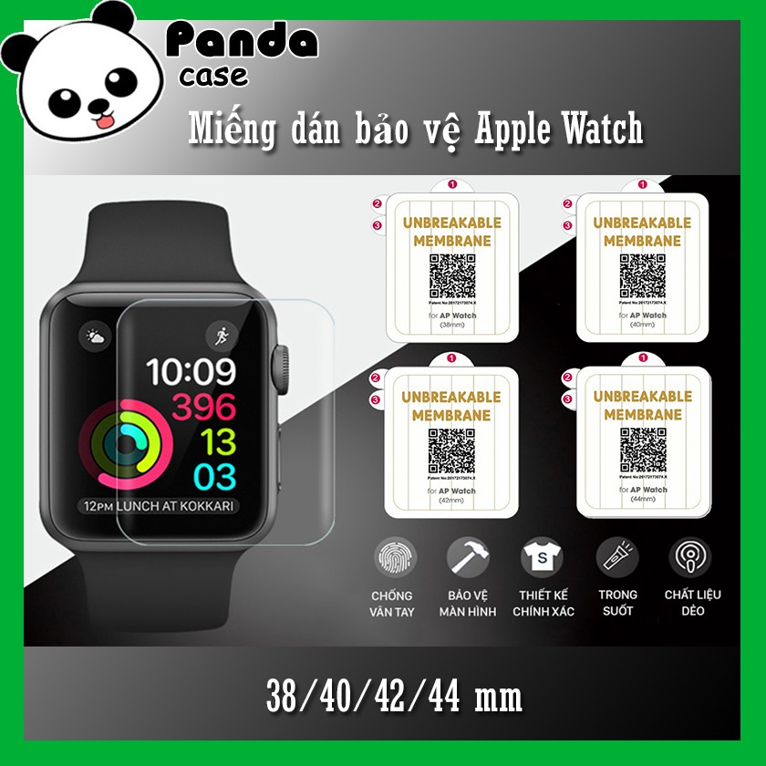 Miếng dán PPF màn hình dành cho  Apple Watch size 38-40-42-44mm - Panda Case