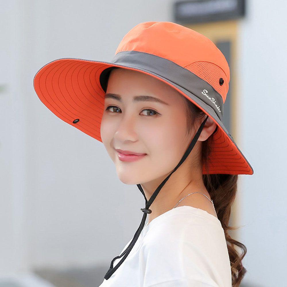 Mũ Tai Bèo Vành Rộng Nhanh Khô Tiện Dụng Cho Nam Nữ Đi Câu Cá / Du Lịch