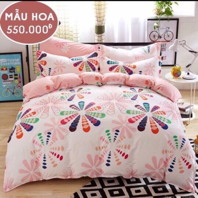 Chăn ga gối cotton polly loại 1