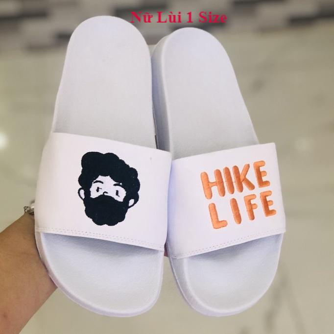 Dép unisex 𝐌𝐋𝐁 𝐇𝐈𝐊𝐄 𝐋𝐈𝐅𝐄 ❤️FREESHIP + Hộp❤️ dép mlb quai ngang thể thao nữ Thêunỗi HIKE-LIKE nhiều màu