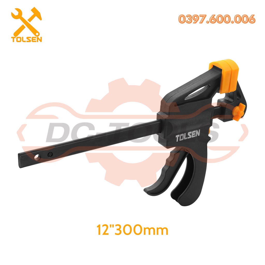 KẸP NHANH, KẸP GỖ CHẮC CHẮN 6&quot;150MM 12&quot;300MM 18&quot;450MM 24&quot;600MM DC-TOOLS