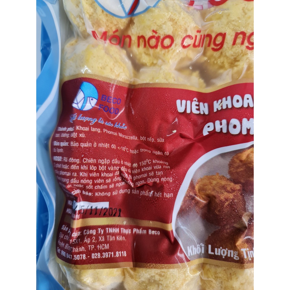 [500g] VIÊN KHOAI LANG PHÔ MAI [VN] BECO FOOD (nw5)