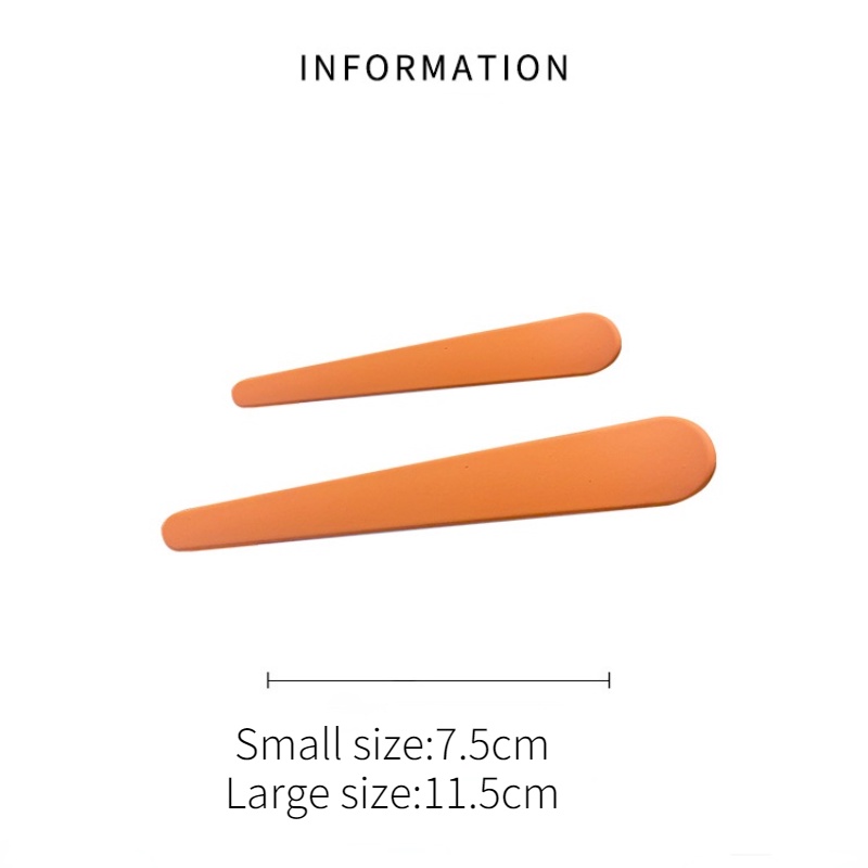 Kẹp tóc mỏ vịt bản lớn không để lại dấu vết nhiều màu tự chọn