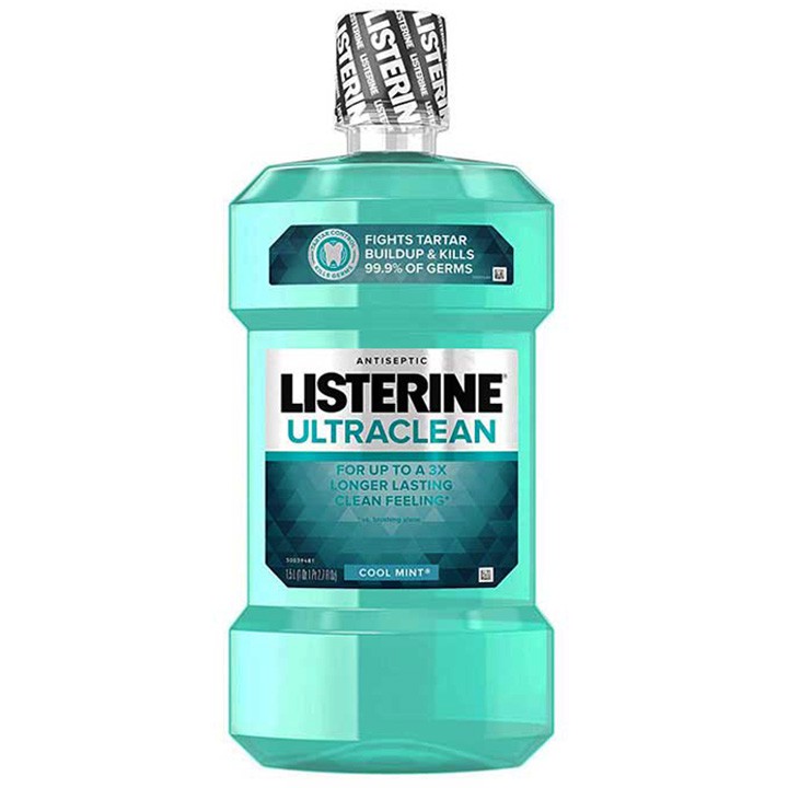 Nước súc miệng Listerine Ultraclean - Cool Mint, 1.5L