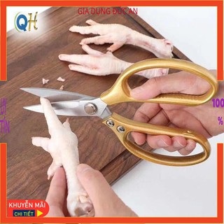 Kéo cắt gà NHẬT cắt xương gà chuyên nghiệp sạch sẽ không han rỉ - kéo nhà bếp đa năng