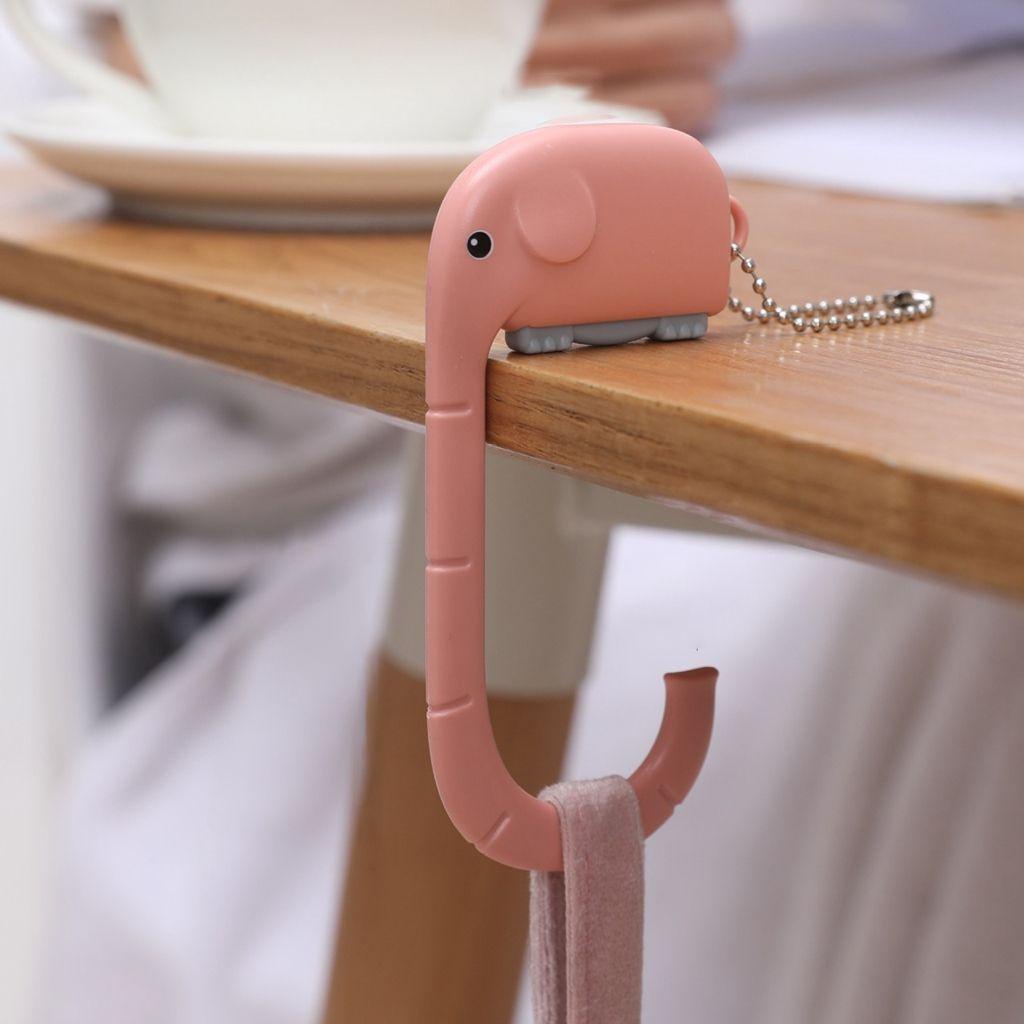 Glenes Móc Treo Túi Xách Tote Bằng ABS Có Dây Thừng Nhỏ Gọn Dùng Khi Đi Du Lịch / Sử Dụng Trên Bàn Làm Việc