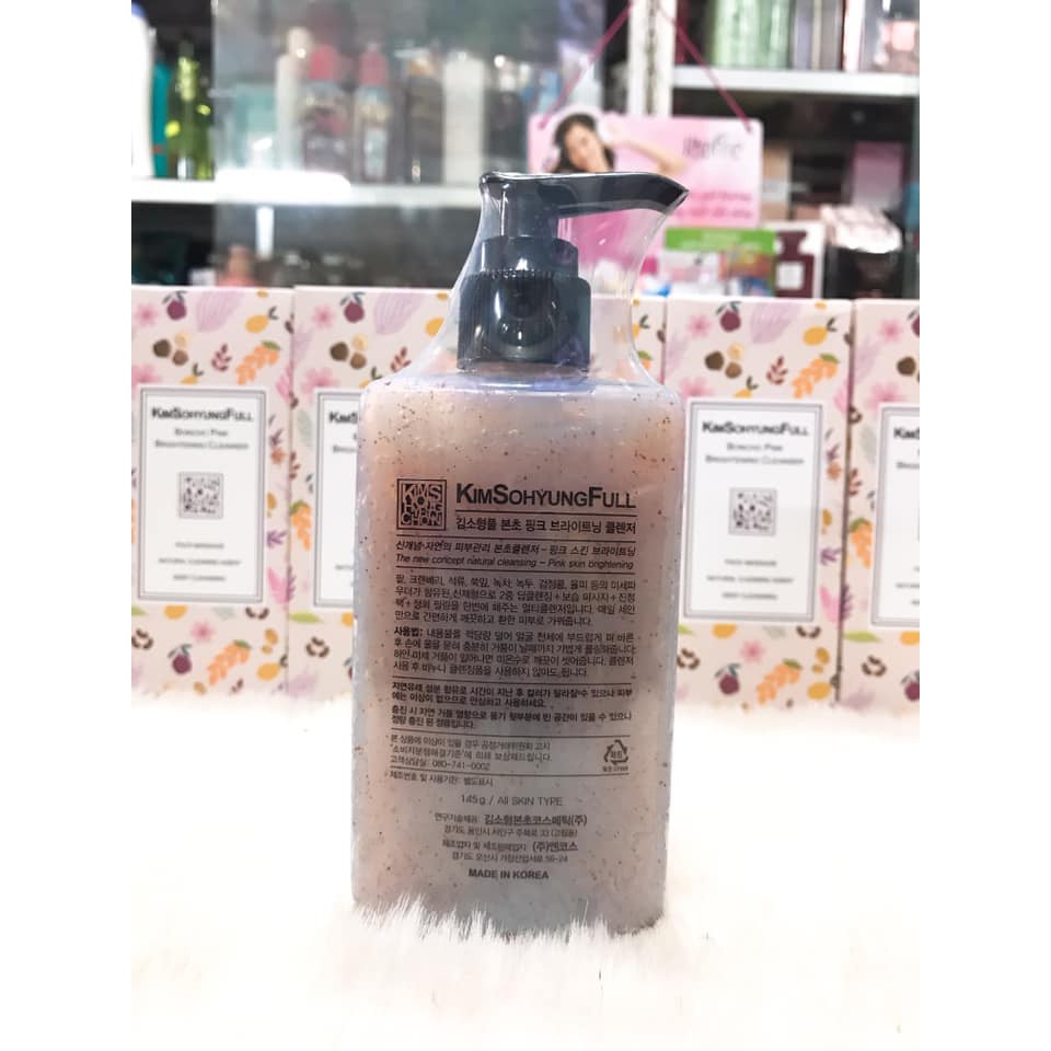 Sữa Rửa Mặt KimSoHyungFull Boncho Pink 145g