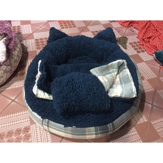 Nệm kèm chăn gối cho chó mèo