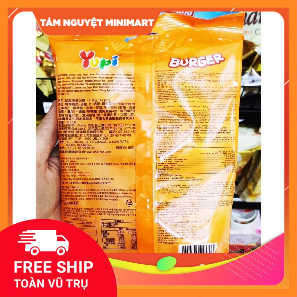 KẸO DẺO YUPI BURGER 96GR