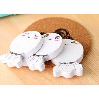 Giấy note dán hình búp bê cầu mưa kute