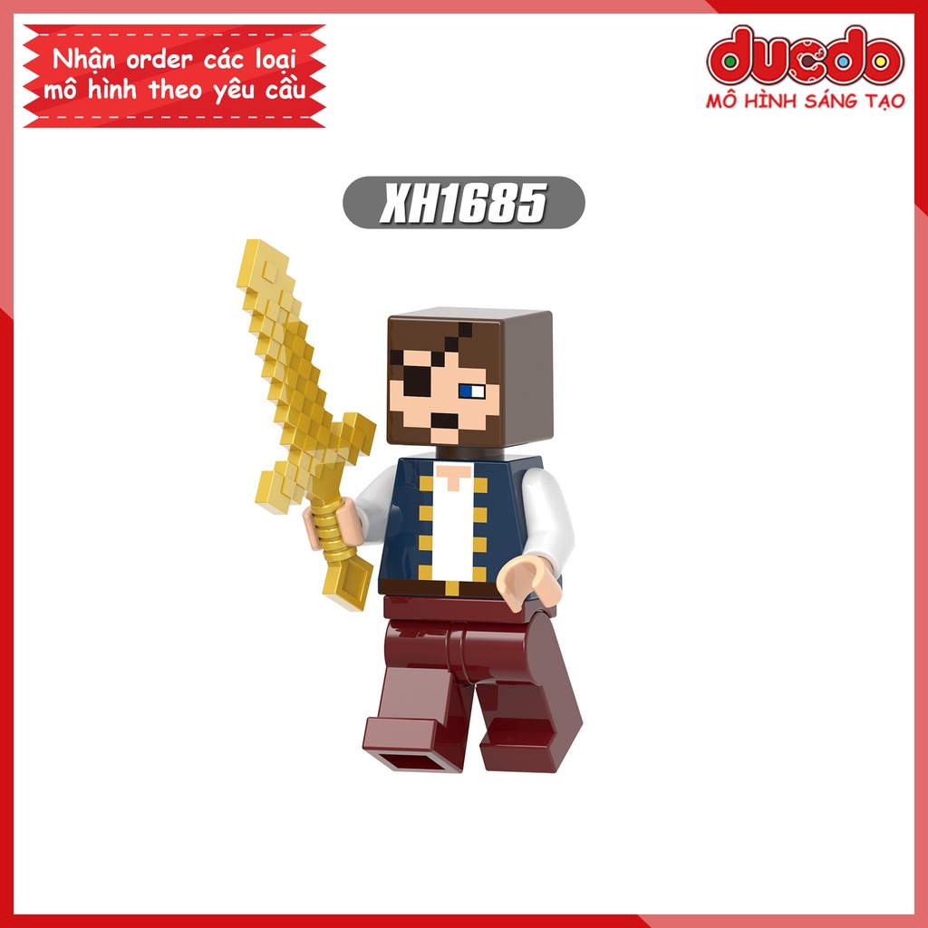 Minifigures các nhân vật Minecraft - Đồ chơi Lắp ghép Xếp hình Mini Mô hình XINH X1310