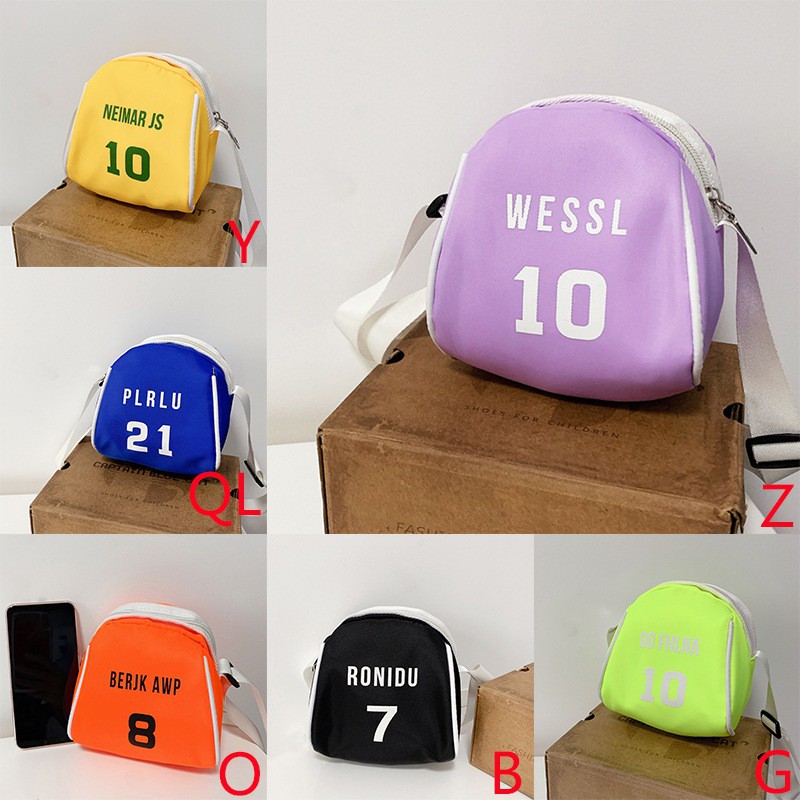 Túi xách in họa tiết phong cách Hàn Quốc thời trang dạo phố năng động cho bé