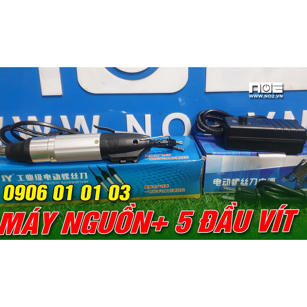Tô vít điện HX800 điện có chức năng hãm, vặn xuôi vặn ngược – tặng 5 đầu vit