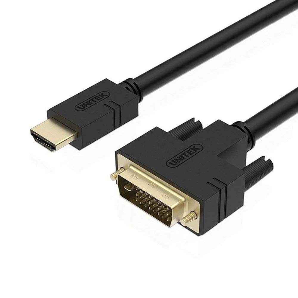 Cáp HDMI-&gt;DVI 24+1 Unitek YC 220A - Bảo hành 12 tháng