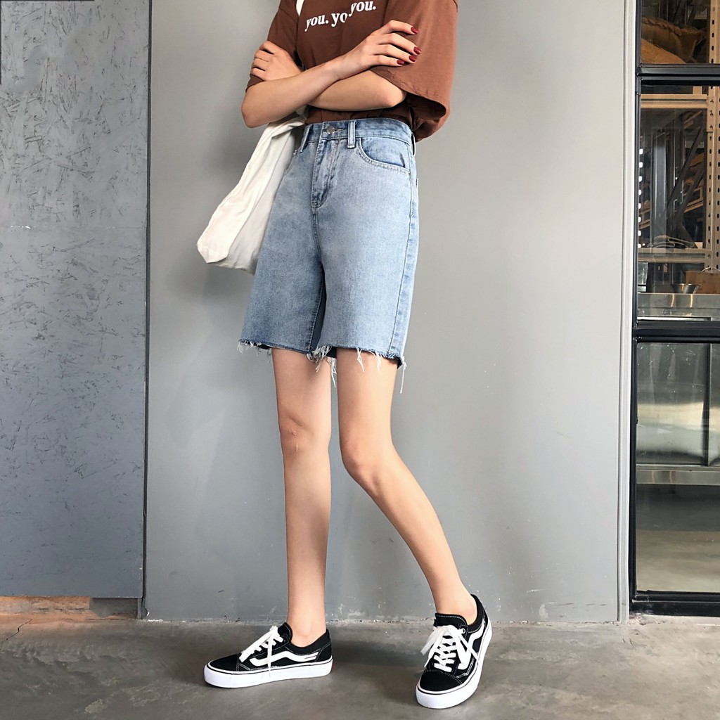 Quần Jean ulzzang/ quần bò ngố quảng châu | BigBuy360 - bigbuy360.vn