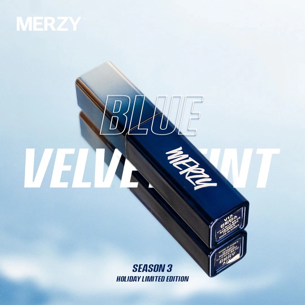 Son Kem Lì Merzy Blue The First Velvet Tint Season 3 Classy Marvelous You Holiday Edition