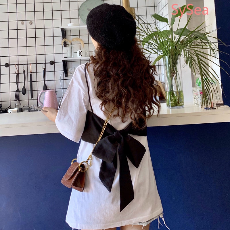 Two Pieces Women's Summer Short Sleeve Casual Loose T-shirt