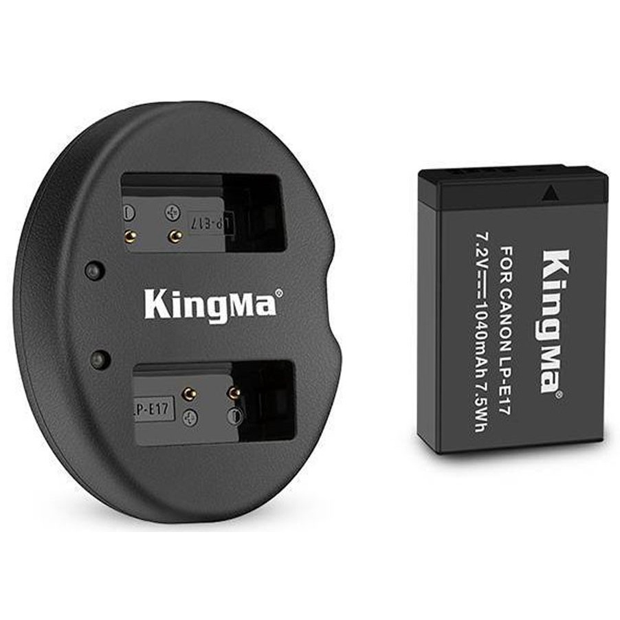 Combo pin sạc kingma for canon LP-E17