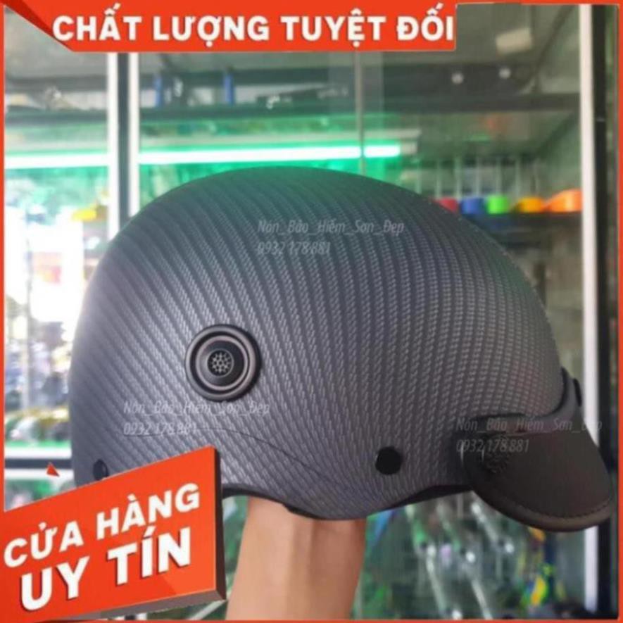 Nón nhúng sơn cacbon có nút thông gió hình thật - Nón sơn nhúng chất lượng tuyệt đối 👒 !