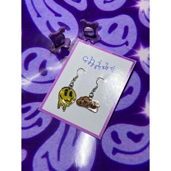 [Mua 1 tặng 1]Smile earings