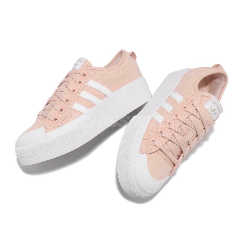 Giày Adidas Nizza màu pink cam đào size 36 đến 39 hack chân cao thêm 4 phân 💯Auth trọn đời, pick store, fullbox