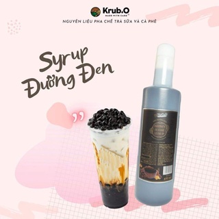 Siro đường đen - dâu tây - bạc hà - kokuto
