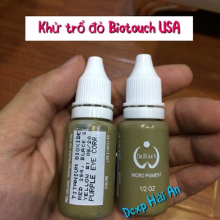 Mực Biotouch xử lý trổ đỏ lông mày