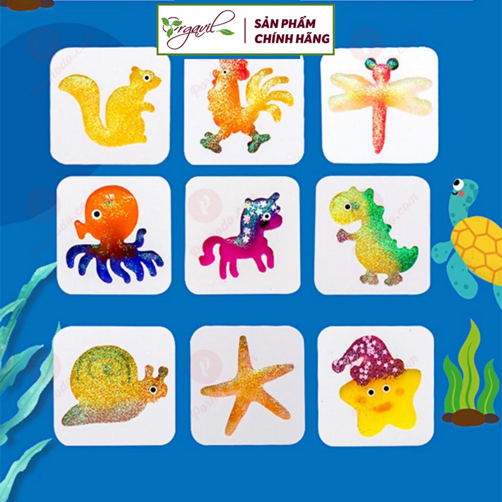 Bộ đồ chơi nước ma thuật tạo hình các sinh vật 3D kì diệu, nước màu phép thuật 12 màu cho bé - Orgavil Store