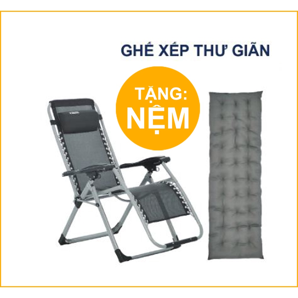 [TẶNG NỆM +KHAY] Ghế thư giãn, Ghế Xếp Thư Giãn Nhật Bản Fuji VIP1 Bảo vệ cột sống Model: Ghevip1