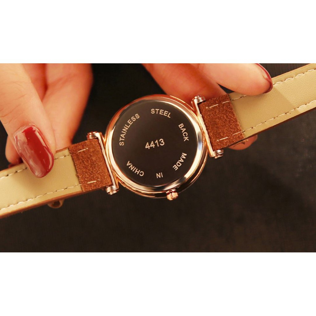 Đồng hồ nữ LSVTR chính hãng mặt vát đá saphiar bảo hành 1 đổi 1 chỉ có tại BISOKO