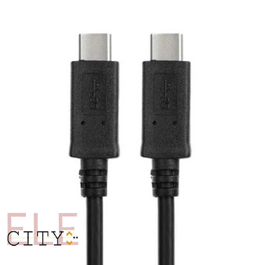 999ele⚡USB-C Dual-head USB 3.1 Type-C Mobile Phone Tablet Data Cable Male To Male
