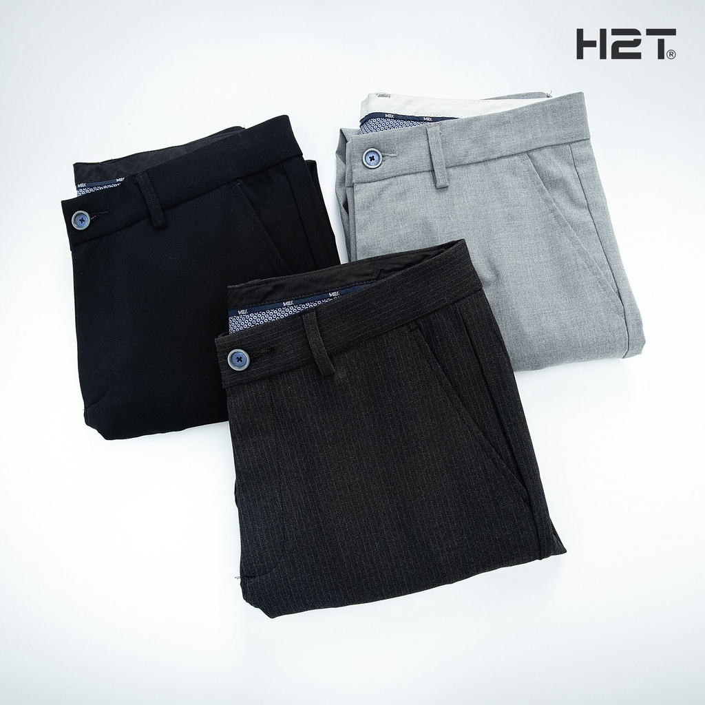 Quần Âu Nam H2T Form dáng Slim Fit, Suông Dài Tôn Dáng, 3 Màu Dễ Dàng Phối Mix Với Nhiều Loại Trang Phục 1116