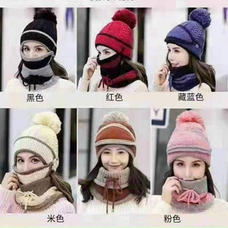 Mũ nen nữ có chùm cổ và bịt mặt