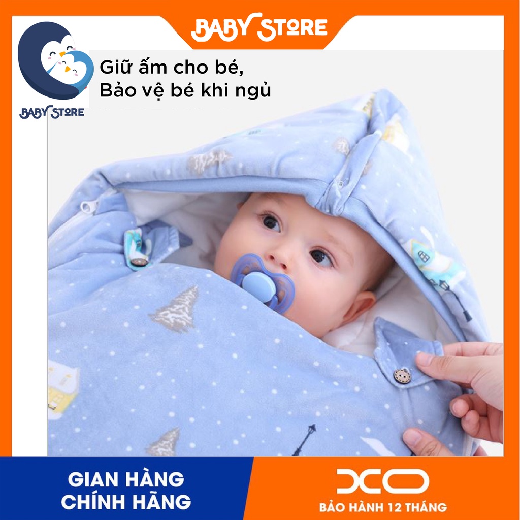 Túi Ngủ Chống Giật Mình Cho Em Bé, Túi Bông Dày Dặn Ủ Ấm Cho Bé, Giúp Bé Ngủ Ngon, Chống Giật Mình, Giữ Ấm Cơ Thể