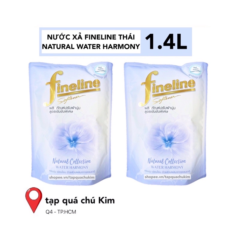 Nước xả FINELINE 1.4L Thái hương Water Harmony (thơm hơn COMFORT Thái) - tapquachukim
